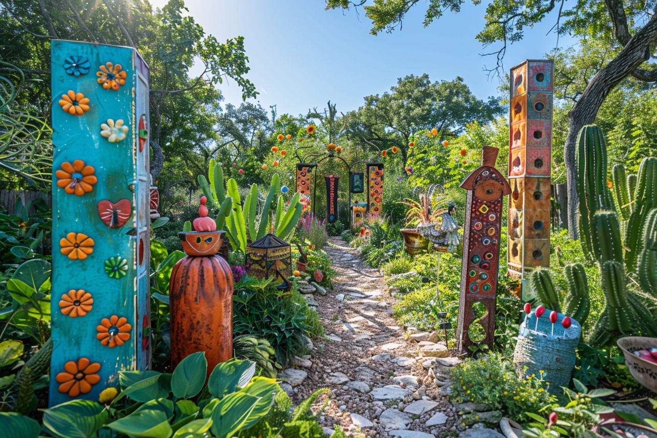 Exploiter des éléments de décoration inattendus en extérieur